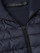 Canada Goose - HyBridge Slim-Fit Merino Wool and Quilted Nylon Down Gilet - Blue