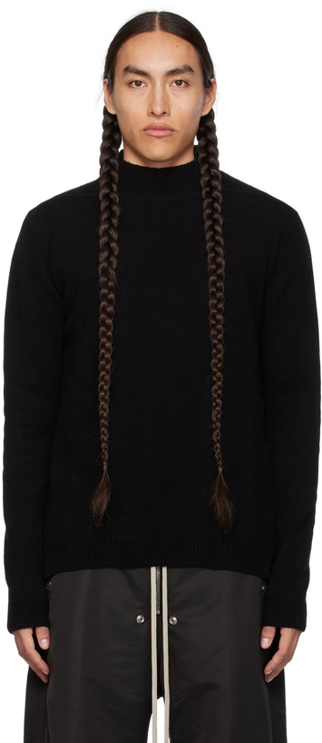 Photo: Rick Owens Black Rib Turtleneck