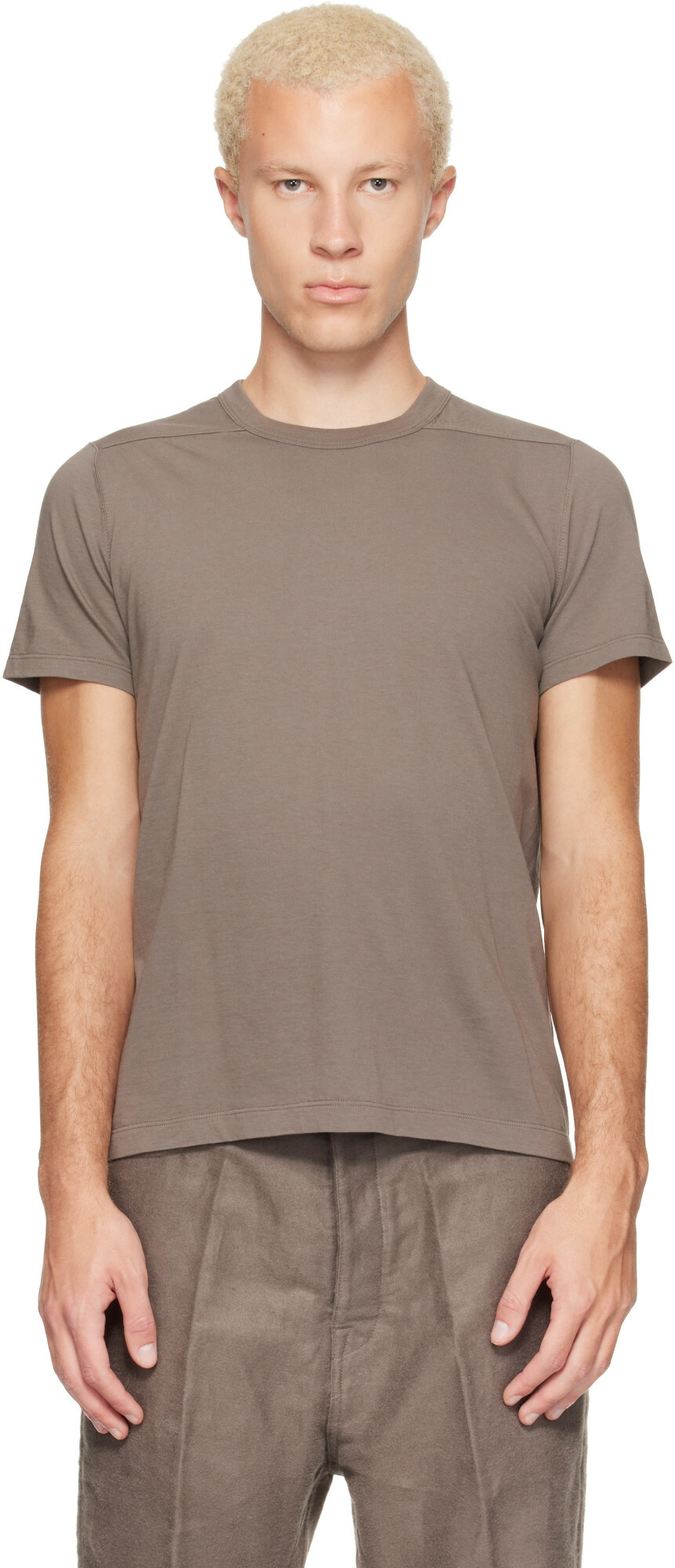 Rick Owens Black Deep V-Neck T-Shirt Rick Owens