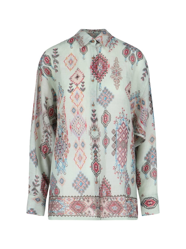 Photo: Ermanno Scervino Geometric Pattern Shirt