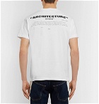 Off-White - Simpsons House Slim-Fit Printed Cotton-Jersey T-Shirt - Men - White