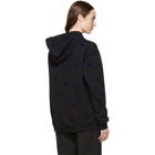 McQ Alexander McQueen Black Mini Swallow Boyfriend Hoodie