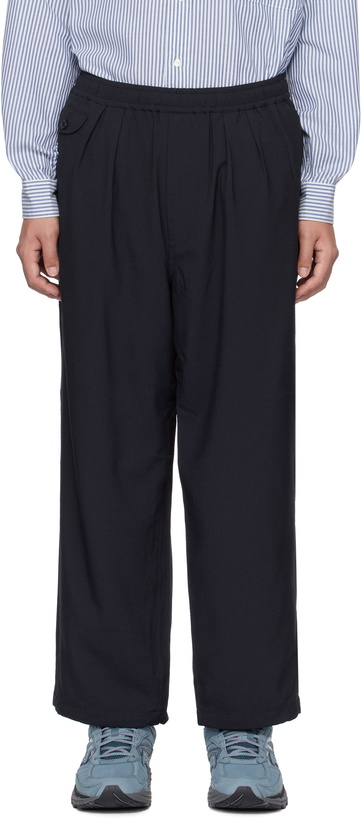 Photo: DAIWA PIER39 Navy Tech Wide Easy 2P Trousers