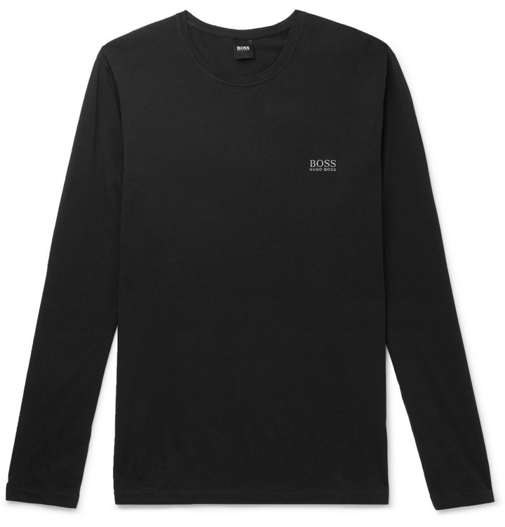 Photo: Hugo Boss - Stretch-Cotton Jersey T-Shirt - Men - Black