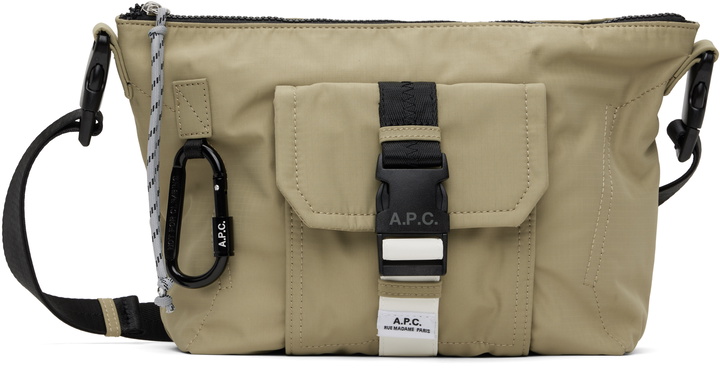 Photo: A.P.C. Khaki Trek Satchel Bag