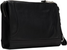 Moschino Black Biker Calfskin Pouch