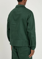 Bode Knolly Brook Side Canvas Jacket Dark Green