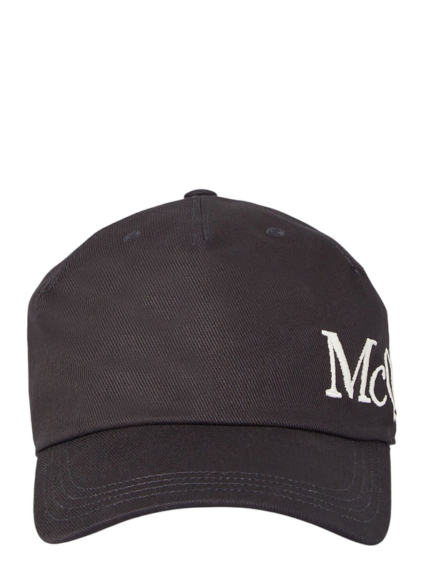 Photo: Alexander McQueen Embroidered-Logo Baseball Cap