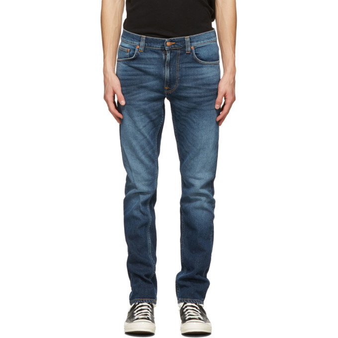 Photo: Nudie Jeans Blue Lean Dean Jeans