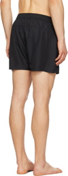 Balmain Black Patch Swim Shorts