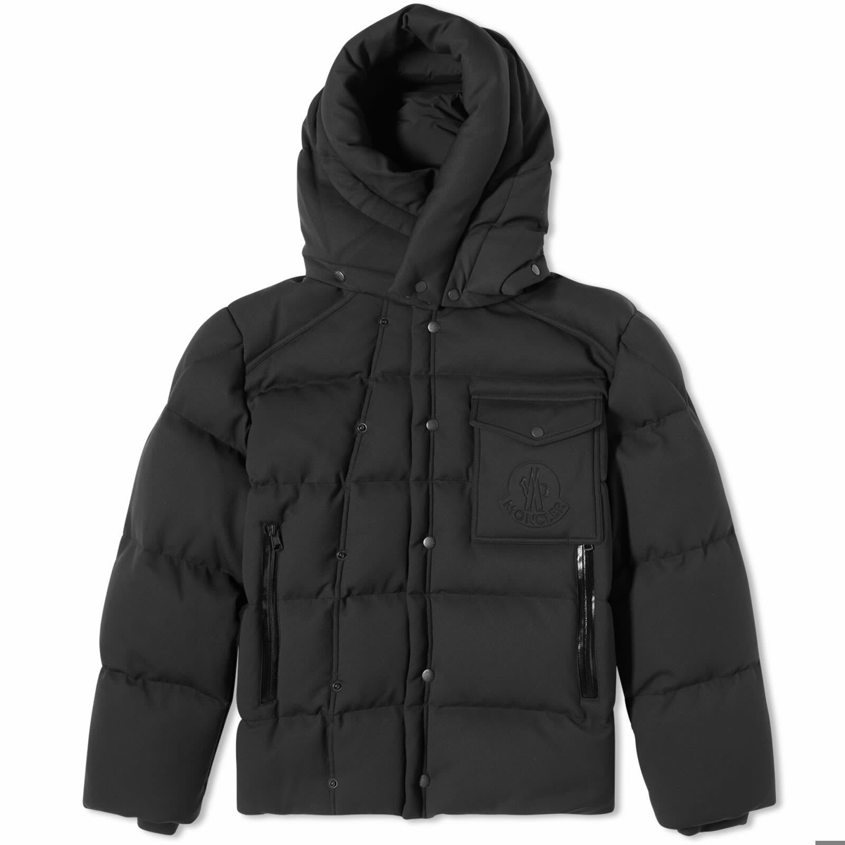 Moncler Men's Karakorum Down Filled Nylon Jacket in Black Moncler