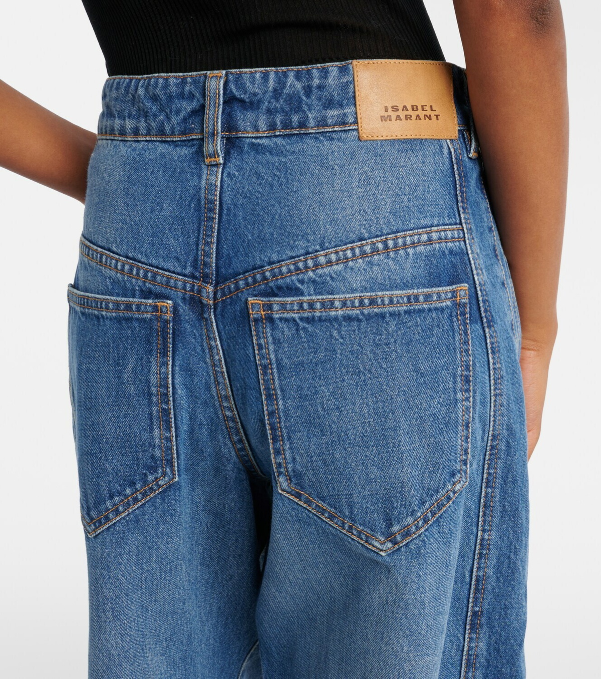 Isabel Marant Oriane barrel-leg jeans