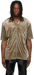 Han Kjobenhavn Brown Crocodile Summer Shirt