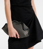 McQueen Manta embellished leather tote bag