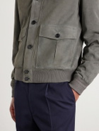 Zegna - Suede Jacket - Gray