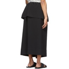 Jan-Jan Van Essche Black Seersucker 1 Skirt