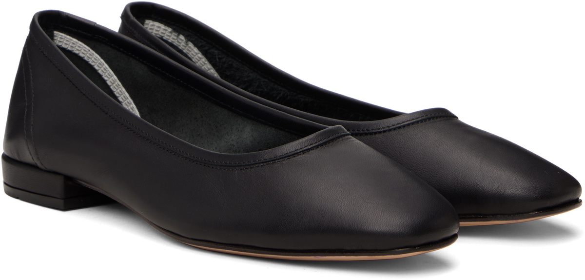 Maryam Nassir Zadeh Black Serafina Ballerina Flats