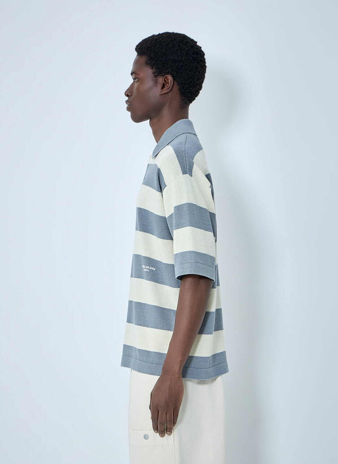 Stone Island Striped Polo Shirt