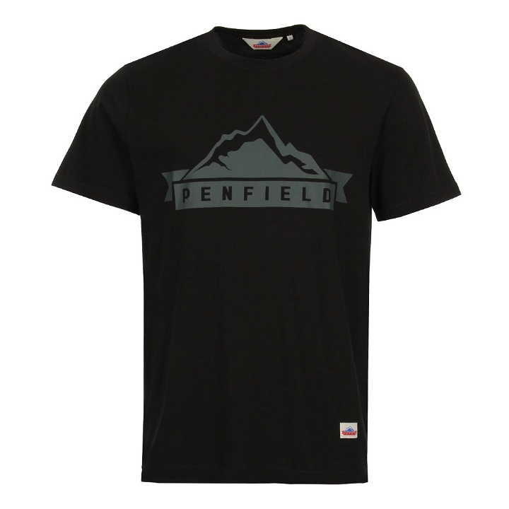 Photo: Mountain Logo T-Shirt - Black