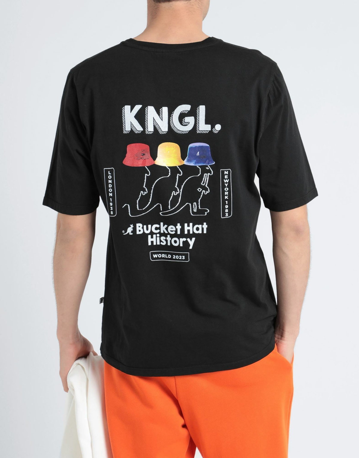 Kangol Mens T-shirt in Black