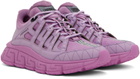 Versace Purple Trigreca Sneakers