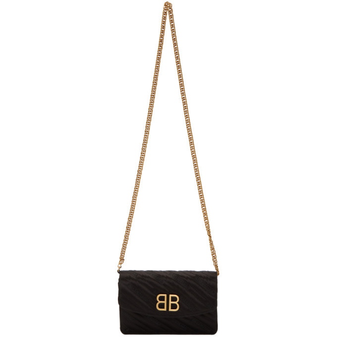 Balenciaga BB M Chain Shoulder Bag  Grey Shoulder Bags Handbags   BAL167862  The RealReal