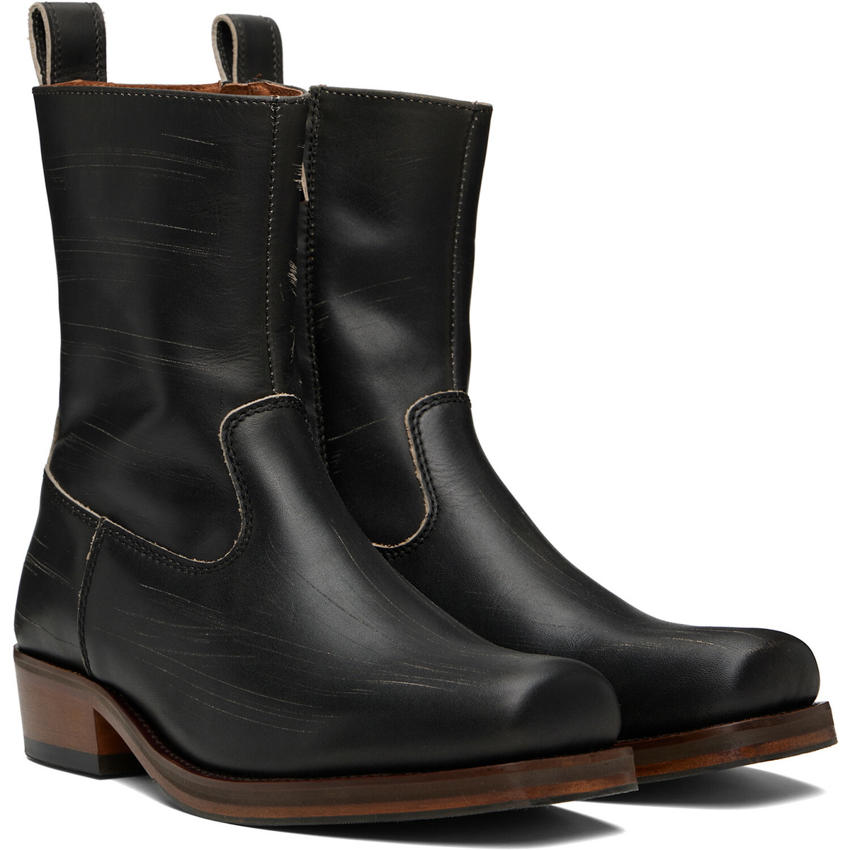 Won Hundred Black Sendra Edition Barcelona Boots