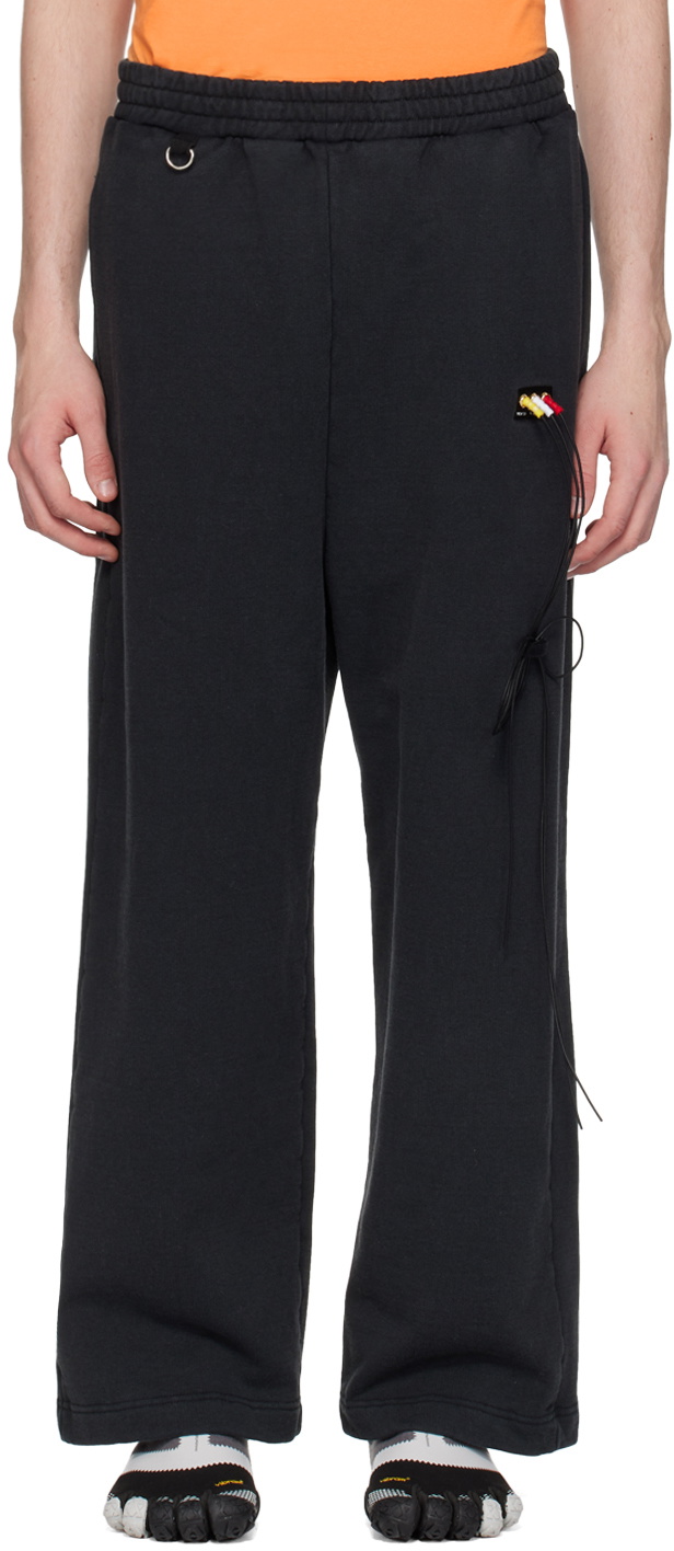 Doublet Black Chaos Embroidery Track Pants Doublet