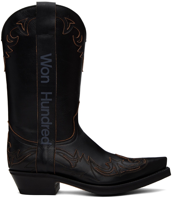 Photo: Won Hundred Black Bogota Cowboy Boots