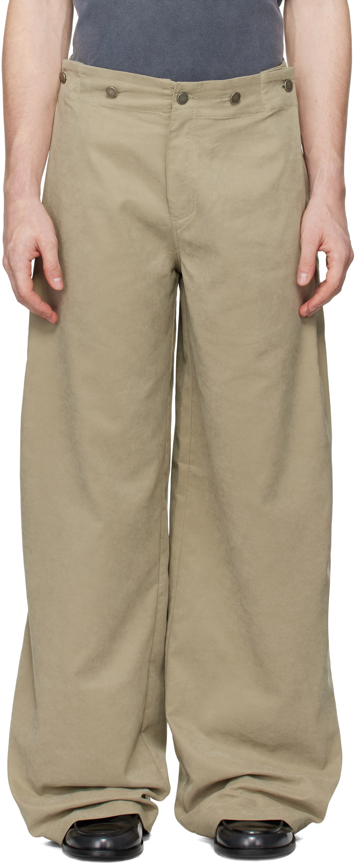 Serapis Beige Rudder Trousers