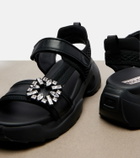 Roger Vivier Viv' Run embellished sandals