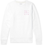 Saturdays NYC - Logo-Print Loopback Cotton-Jersey Sweatshirt - White