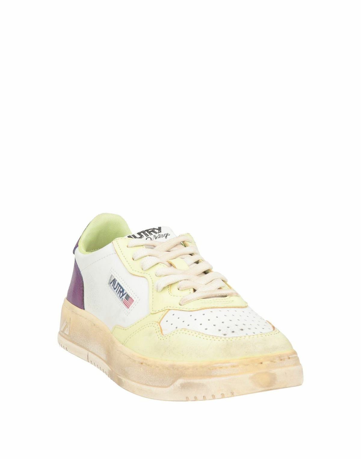 Autry Womens Sneakers Lime in Green