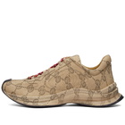 Gucci Men's GG Supreme Run Sneakers in Beige