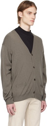 The Row Gray Hamish Cardigan