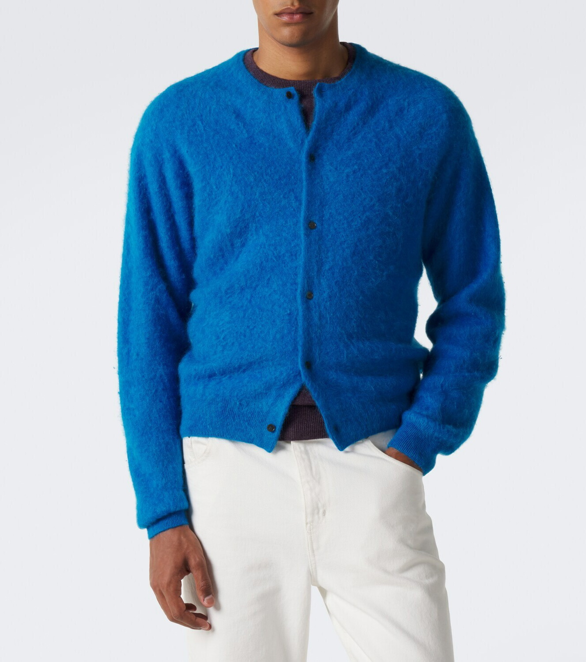 Auralee Alpaca cardigan Auralee