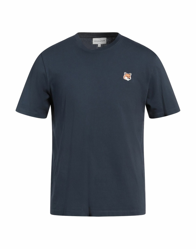 Photo: Maison Kitsuné Mens T-shirt Midnight in Blue