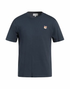 Maison Kitsuné Mens T-shirt Midnight in Blue
