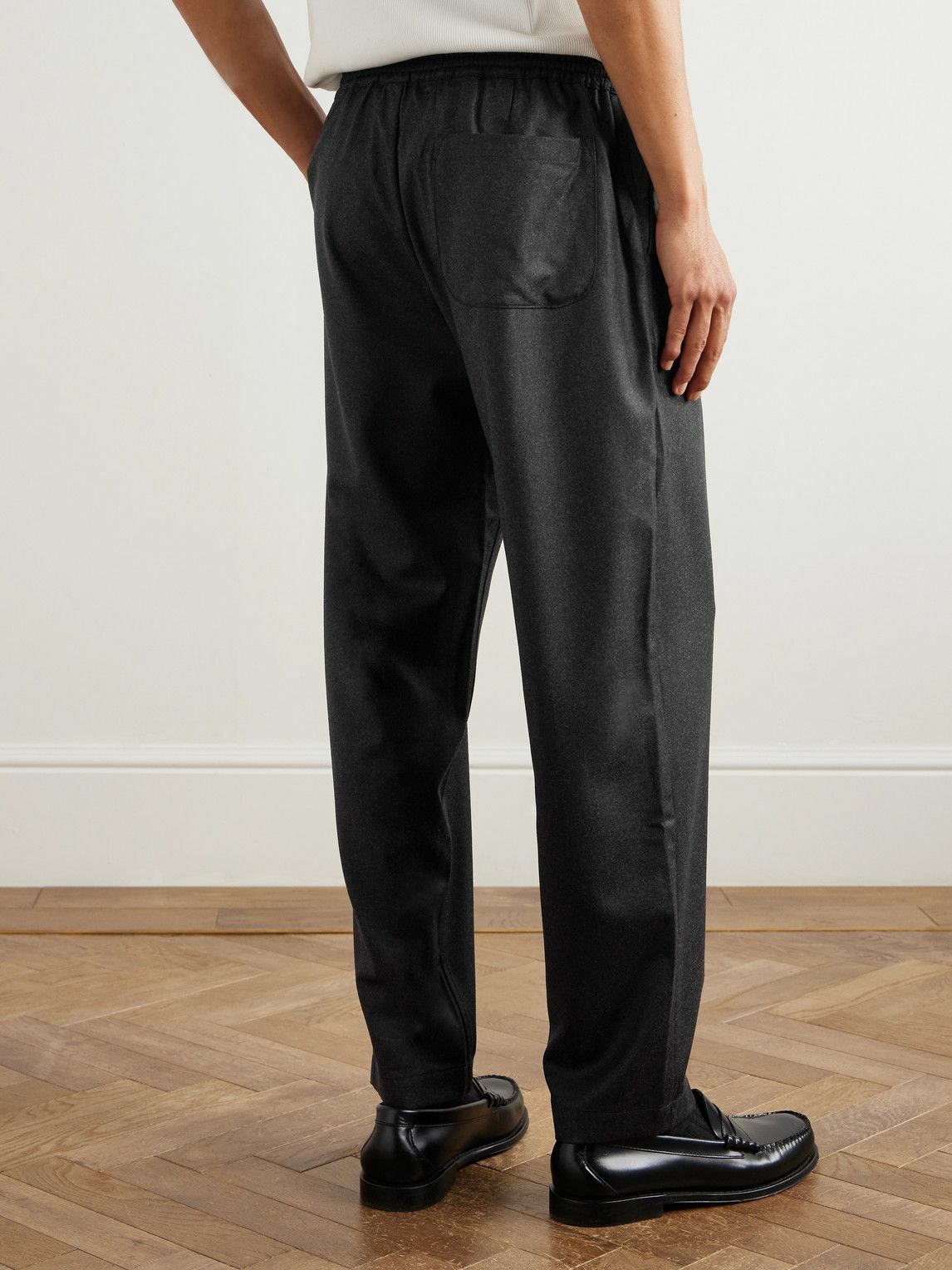 A Kind Of Guise - Banasa Tapered Virgin Wool Trousers - Gray