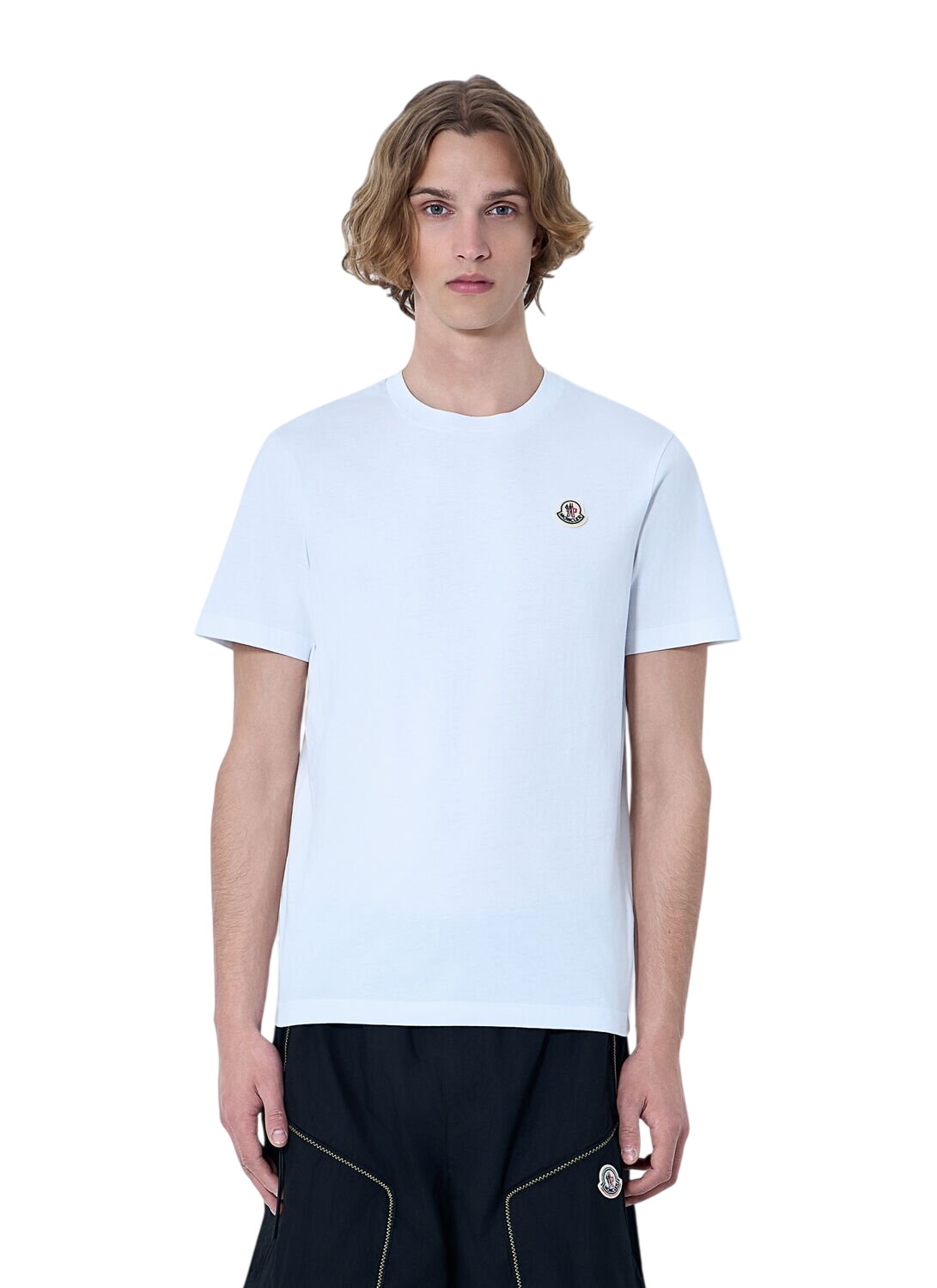 MONCLER◇T-SHIRT SS 1952/L/コットン/WHT/H10928C00007 Moncler 0