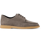 Canali - Suede Derby Shoes - Brown