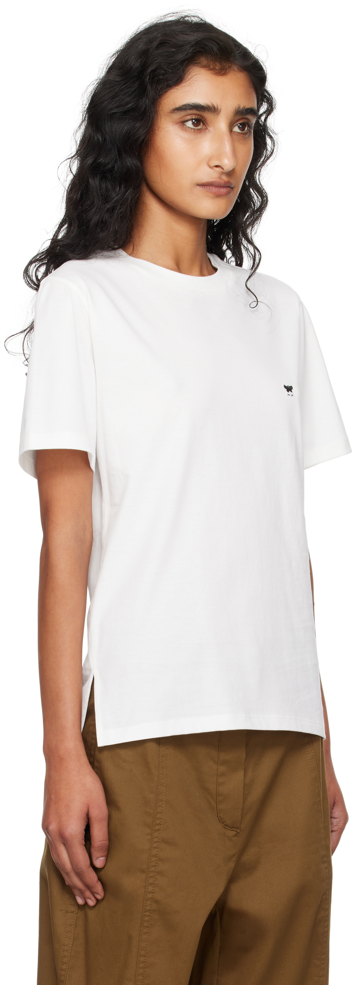 Weekend Max Mara White Venaco T-shirt