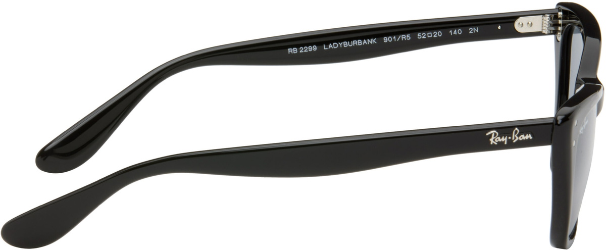 Ray-Ban Black 'Lady Burbank' Sunglasses