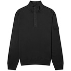 Stone Island Men's Ghost Half Zip Sweat in Black