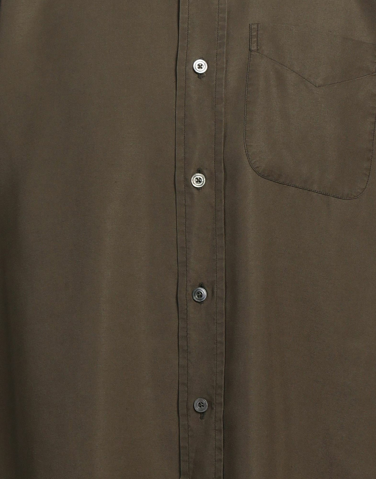 Tom Ford Mens Shirt Military in Green
