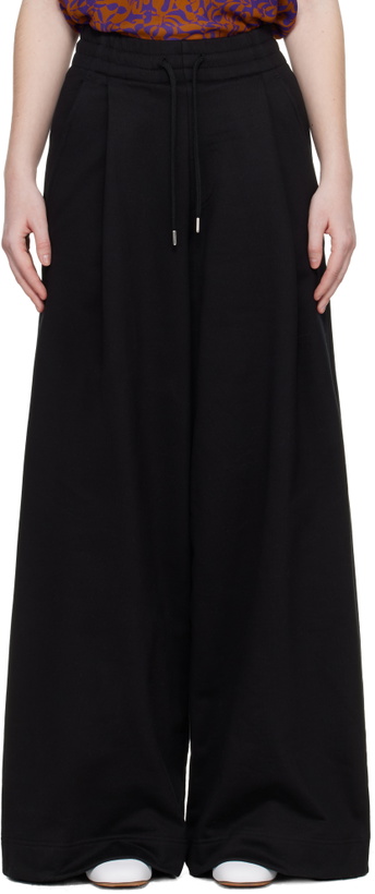 Photo: Dries Van Noten Black Loose Sweatpants
