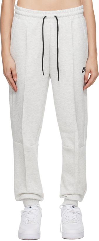 Photo: Nike Gray Double-Faced Lounge Pants