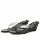 Coperni Women's Wedge Sandals in Clear