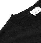 Burberry - Striped Merino Wool Sweater - Black