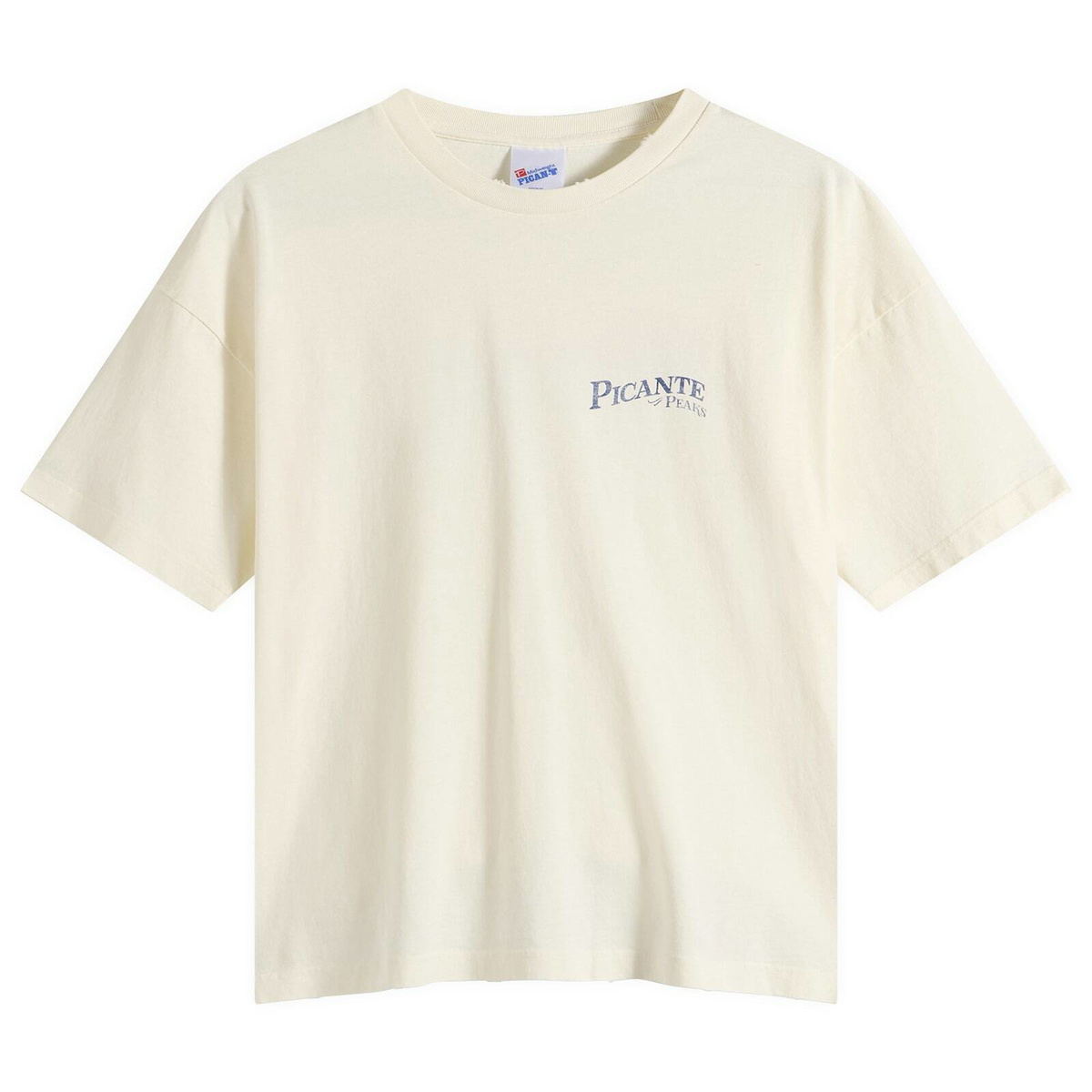 Picante Men's Peaks Patch T-Shirt in Ivory